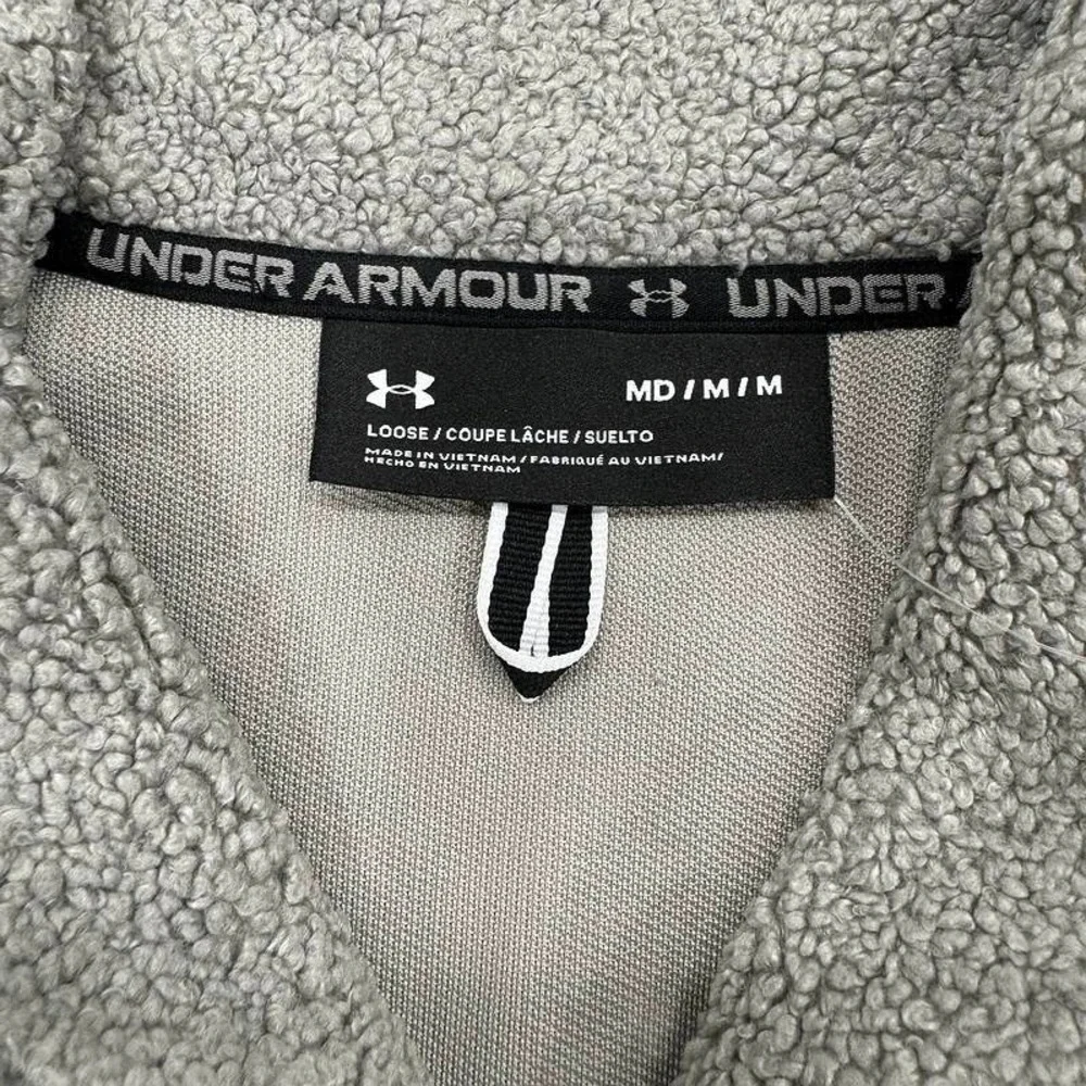 NWT UA Mission Vest Fleece Zip Jacket M Under Armour Black Golf Mens‎ $100